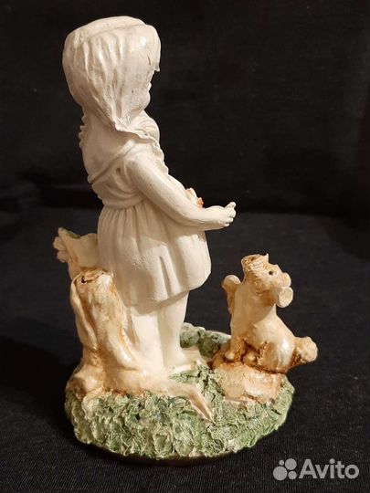 Статуэтка Девочка с собачкой, СССР