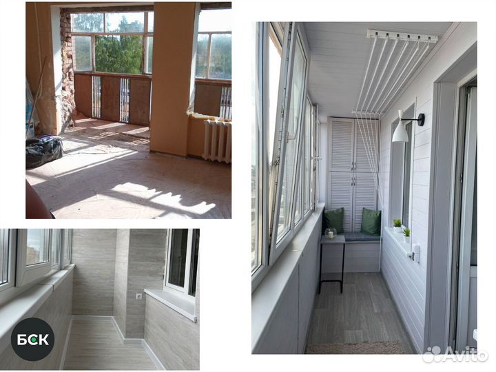 Обшивка, остекление лоджий, балконов / реконстр-ия