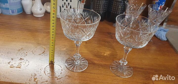 Фужеры СССР хрусталь 1957 год