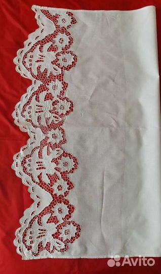 Шторы, салфетки, наволочки Ришелье. Винтаж