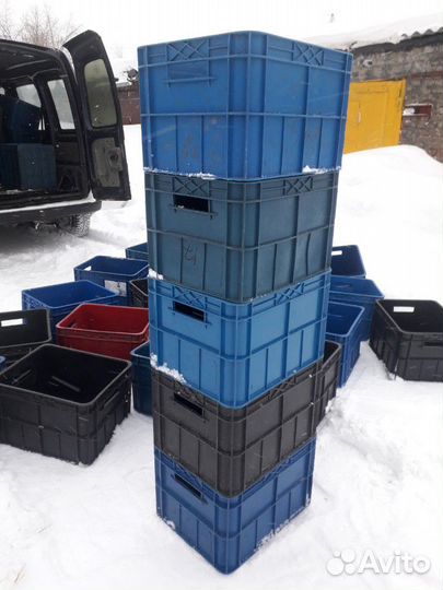 Ящик пластиковый молочный