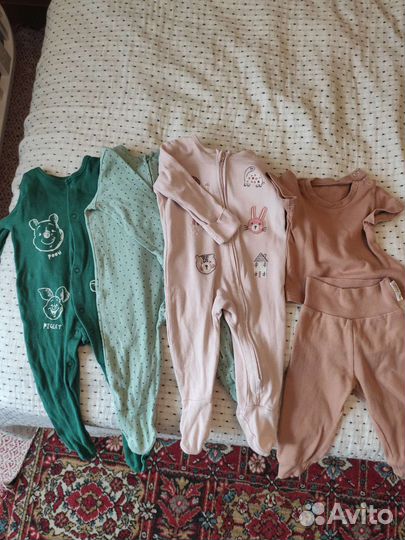 Пакет вещей для малыша 62-68 размер