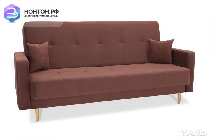 Диван книжка Фиеста Лайт бордовый