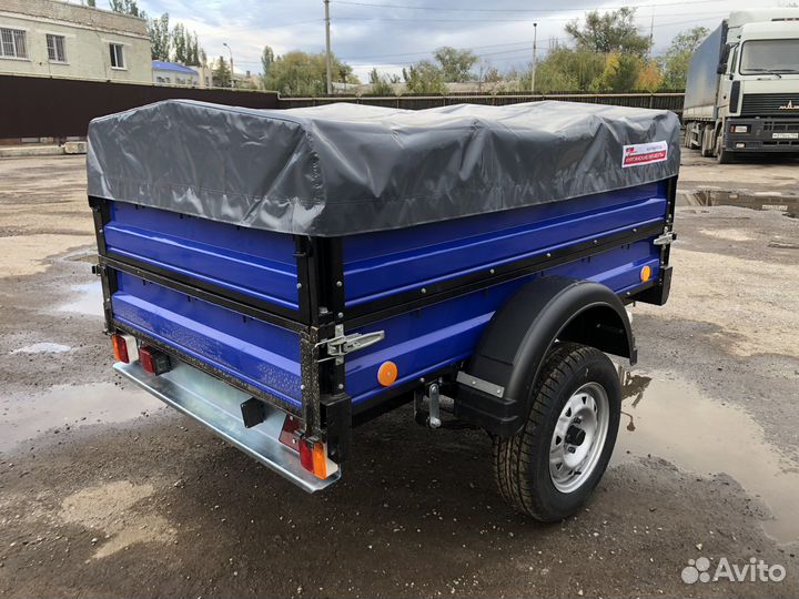 Курганский прицеп крепыш 8213-03 синий