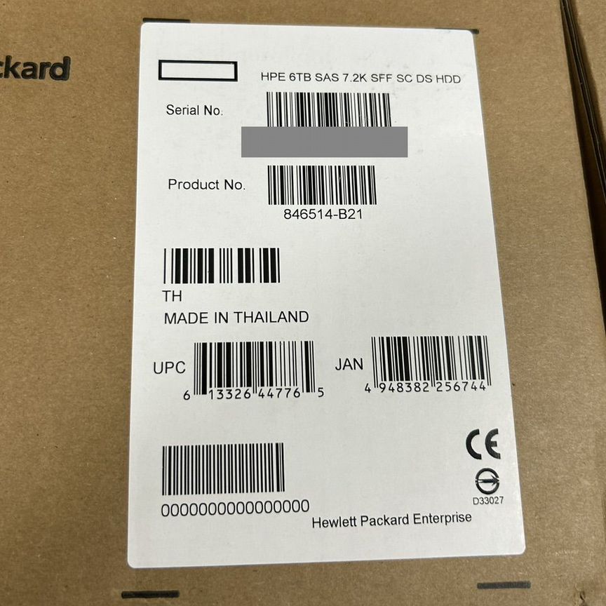 [846514-B21] Жесткий Диск Hp 6tb Sas 846514-B21 846610-001