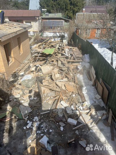 Снос домов, демонтаж сооружений