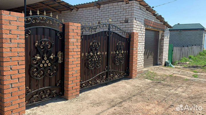 Ворота кованые