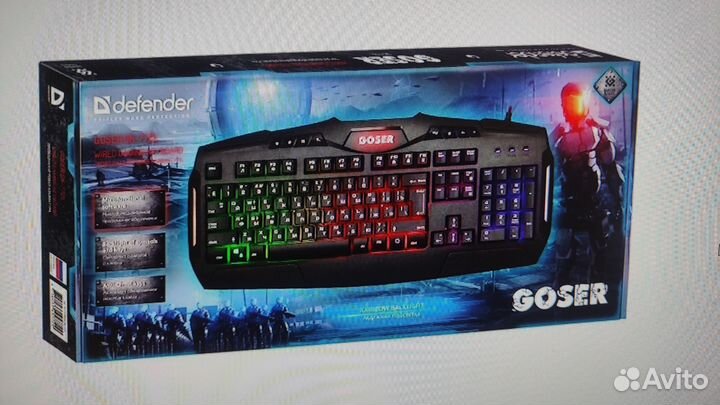 Игровая клавиатура Defender Goser