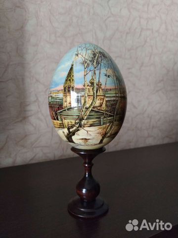 Яйцо пасхальное ручная работа