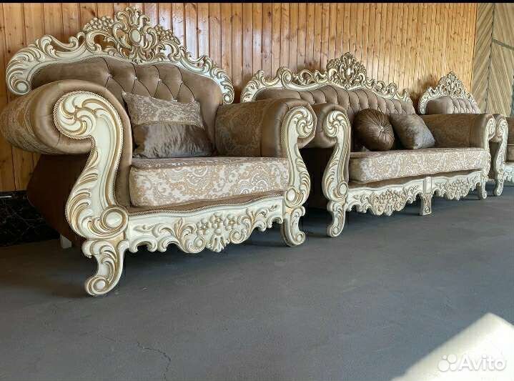Диван и 2 кресла