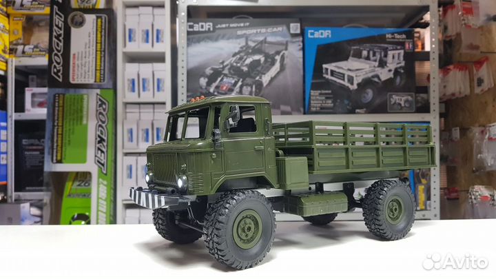 Радиоуправляемый советский грузовик газ-66 MN