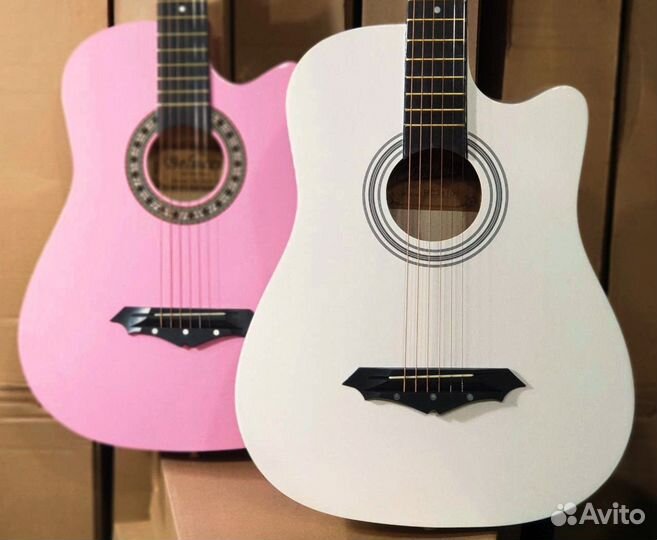 Акустическая гитара для девочек