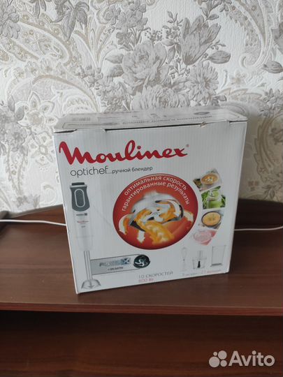 Погружной блендер Moulinex Optichef DD642132 новый