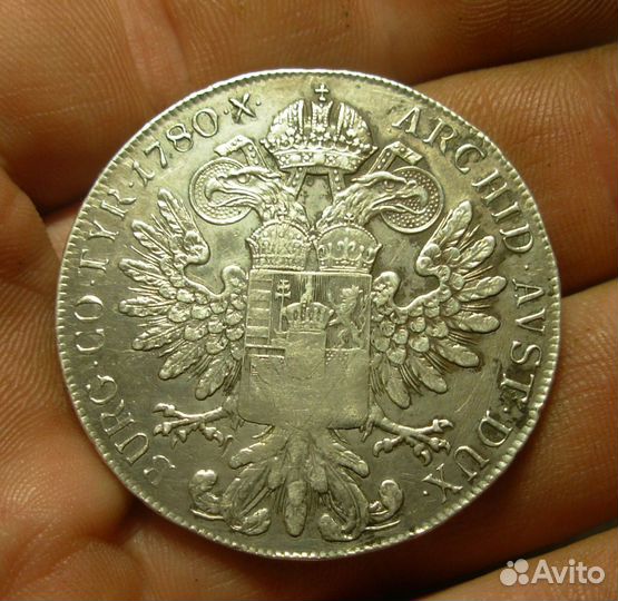 Австрия 1 талер 1780 год Серебро Мария Терезия