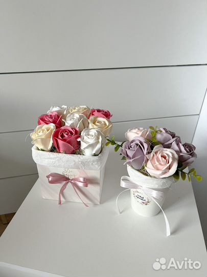 Цветы из мыла