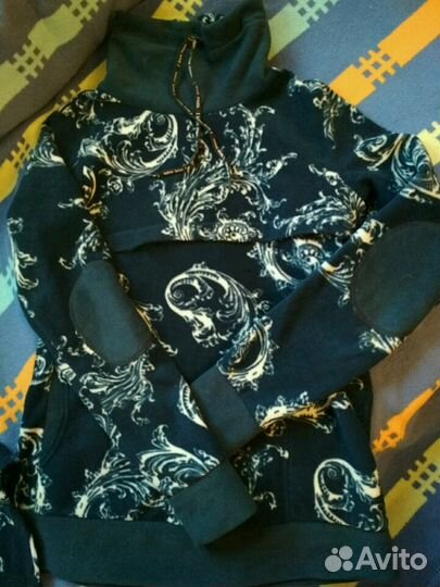 Шапка-шлем флис 46-50р+Кофта для кормления 44р