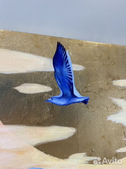 Интерьерная картина с поталью