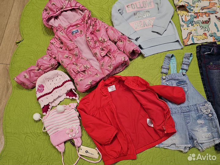 Вещи для девочки пакетом 98