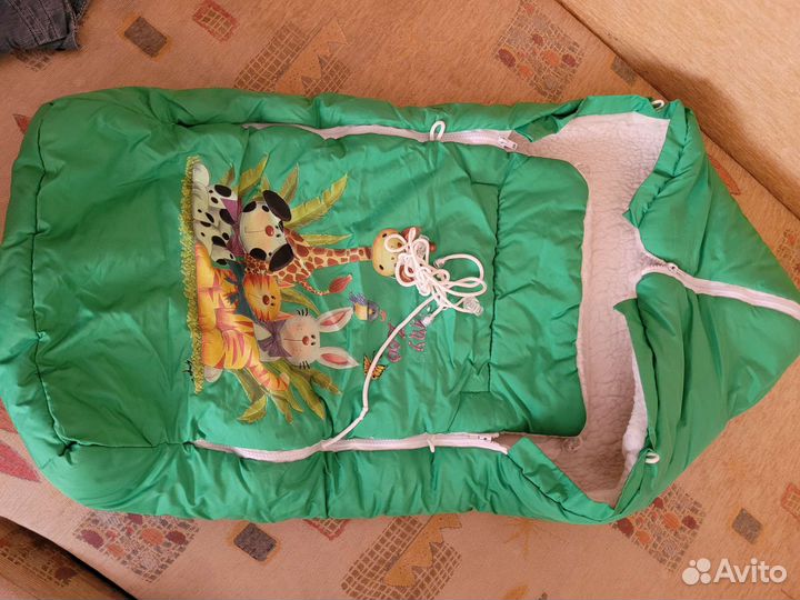 Зимний конверт в коляску