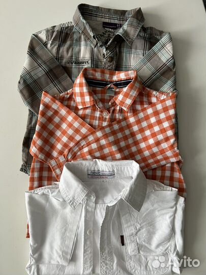 Фирменные вещи на мальчика 92 (рубашки, пиджак)