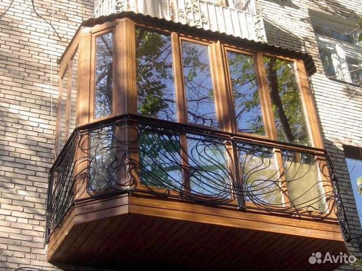 Пластиковый балкон пвх