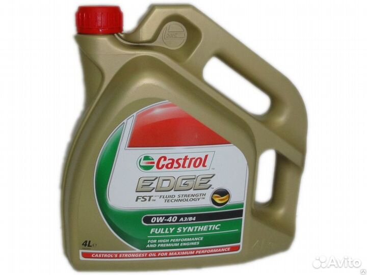 Масло моторное Castrol Edge 0W-40 A3/B4 (4 л)