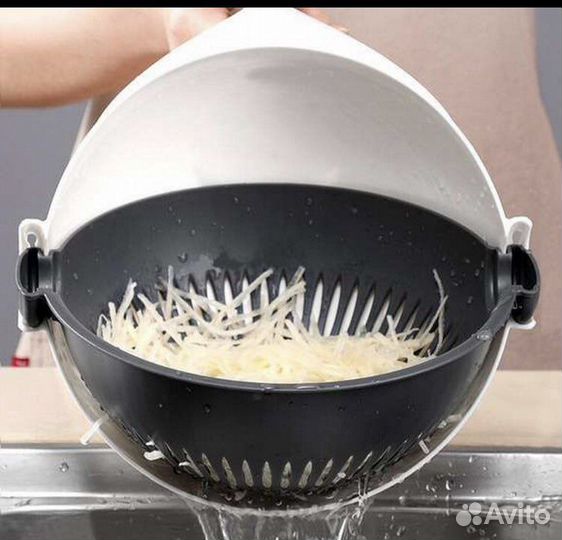 Овощерезка Beemsk 6 в 1 с друшлагом