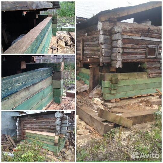 Замена нижних венцов
