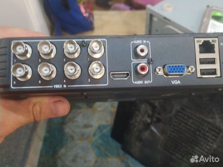 Видеорегистратор A1008NVR 8 канальный гибридный