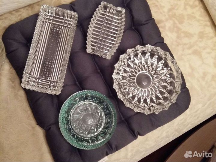 Предметы из хрусталя времен СССР