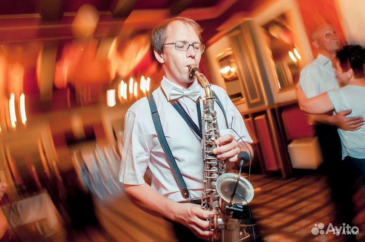 Саксофон живой звук Музыка подарок на торжество