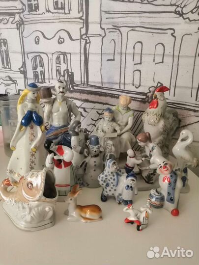 Фарфоровые статуэтки СССР