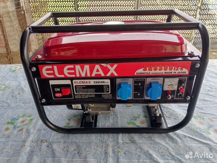 Бензиновый генератор elemax sh6500 ex-r