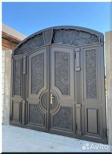 Кованые ворота под ключ