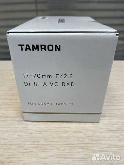 Tamron 17-70mm F/2.8 DI III-A VC RXD (For sony E)