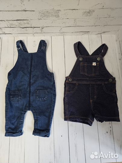 Пакет дорогих брендовых вещей на мальчика 50 56 62