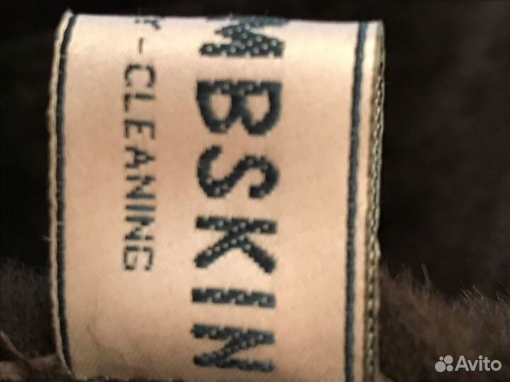 Канадская длинная дубленка. В отличном состоянии