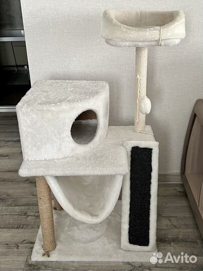 Домик для кошки с когтеточкой