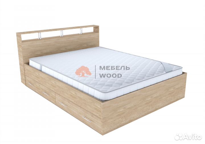 Кровать двуспальная 160х200