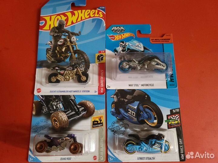 Hot Wheels, Motorbike, мотоциклы