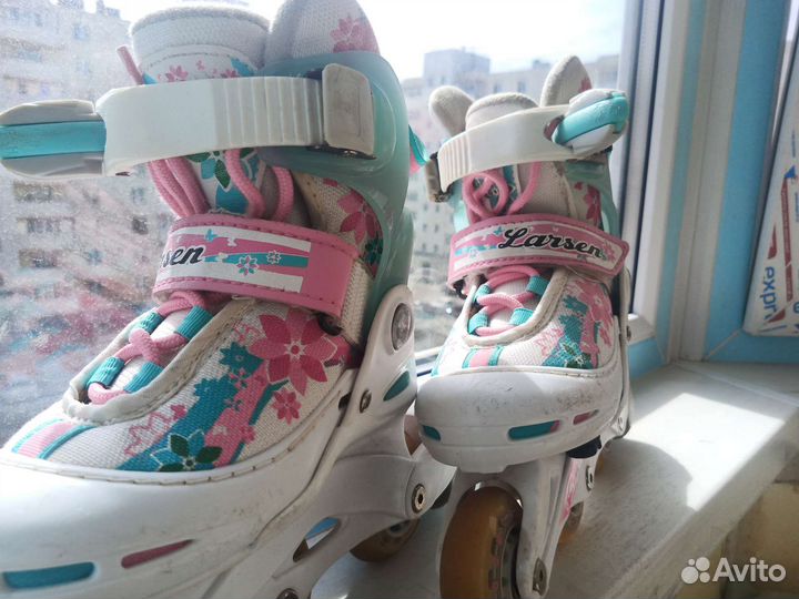 Роликовые коньки детские раздвижные