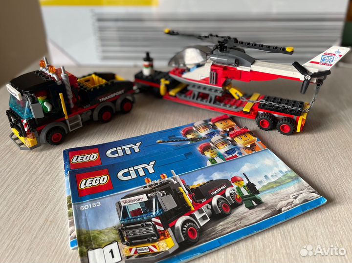 Lego City 60183 Перевозчик вертолета (оригинал)