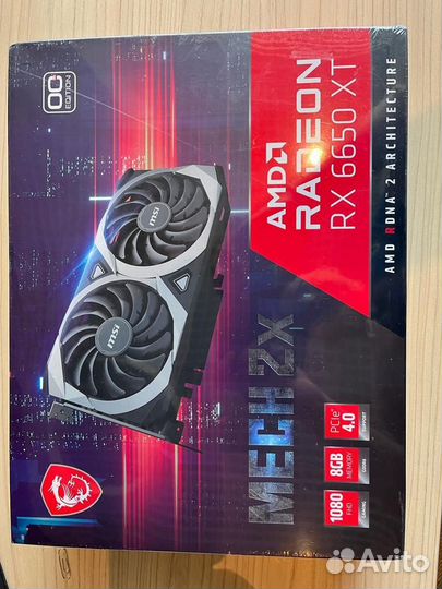 Видеокарта RX 6650XT