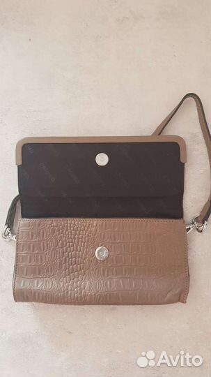 Сумка клатч женский натуральная кожа