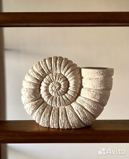 Аммонит,статуэтка,кашпо