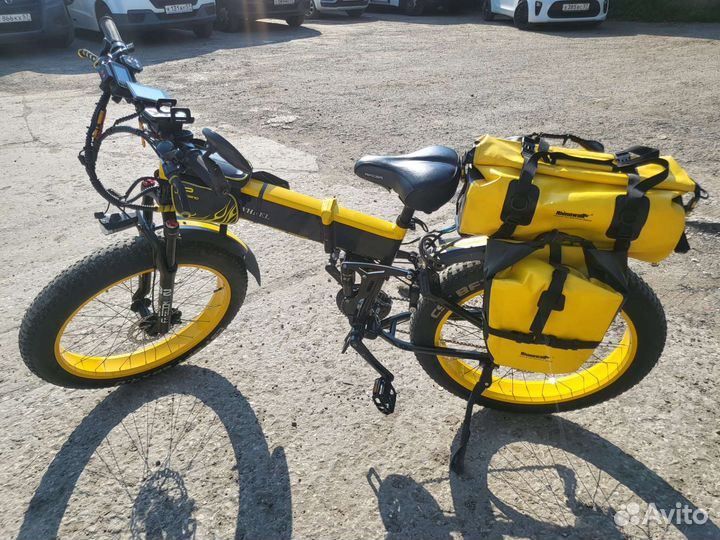 Электровелосипед фэтбайк складной