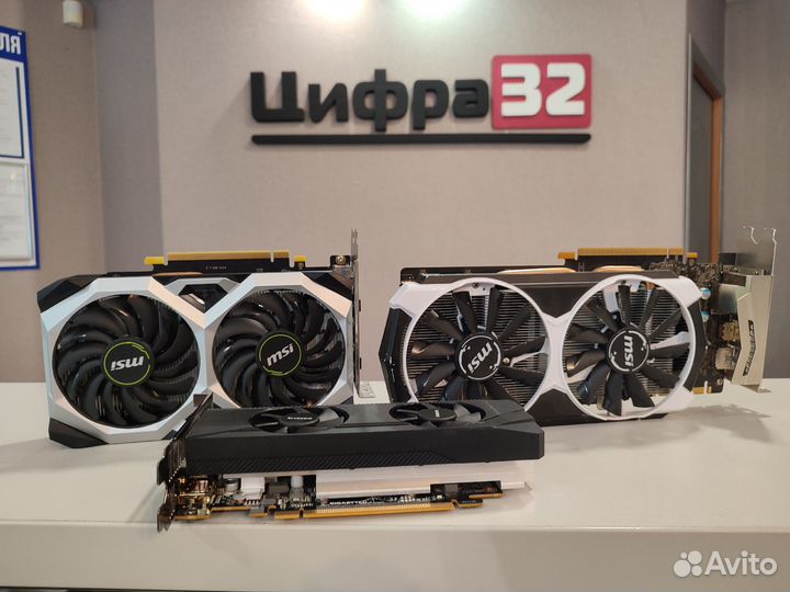 Rtx2060 + gtx970 + rx6400, лот 3 карты, под ремонт