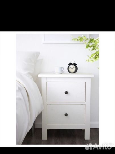 Тумба прикроватная белая