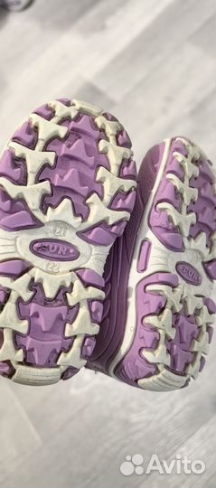 Дутики детские 21-22 резиновые утепленные