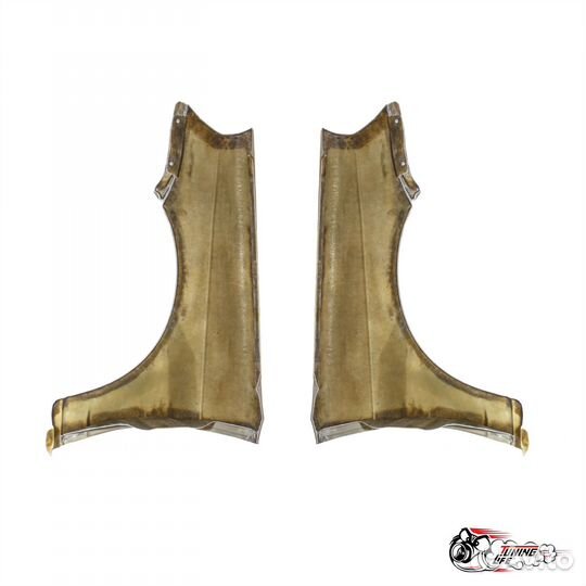 Стеклопластиковые крылья на Ваз 2170 / Лада Приора